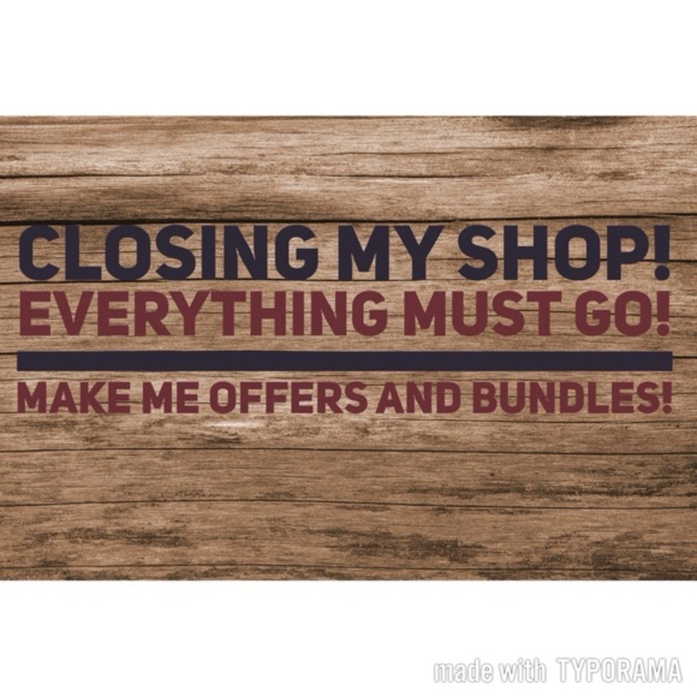 Shop Closing Store